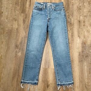 Levi's Women's High-Rise Wedgie Straight Cropped Jeans Turned On Me